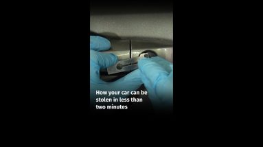 How your car can be stolen in less than two minutes #shorts