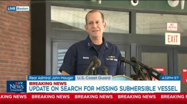 U.S. Coast guard provides update on missing submarine | FULL UPDATE