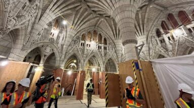 Here's what the Centre Block renovations on Parliament Hill look like