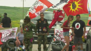 Protesters demand search for two missing Indigenous women at Manitoba landfill