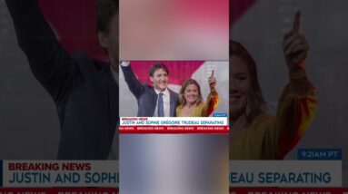 PM Justin Trudeau and wife Sophie Gregoire Trudeau are separating #shorts
