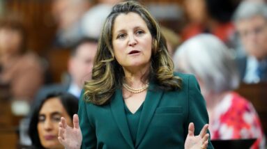 Chrystia Freeland called out for snubbing Canada's finance committee