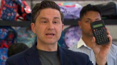 Pierre Poilievre offers Justin Trudeau a calculator to tackle affordability crisis