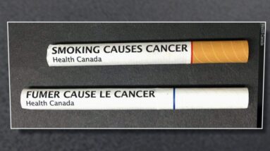 Harsh warning labels slapped onto every cigarette in Canada