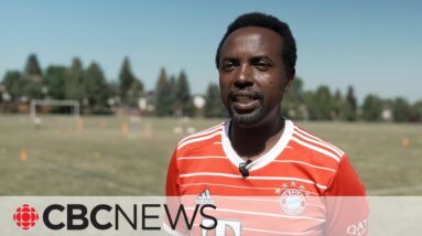 He fled the Rwandan genocide. Now he uses soccer to help kids