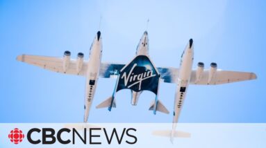 Virgin Galactic launches 1st space tourism mission with 3 passengers