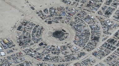 Police investigating death at Burning Man festival | Torrential rain in Nevada