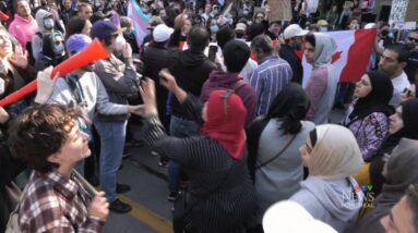 Clash of ideologies at LGBTQ protests in downtown Montreal