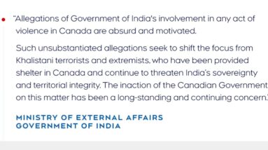 India responds to Trudeau's allegations of British Columbia Sikh leader's death