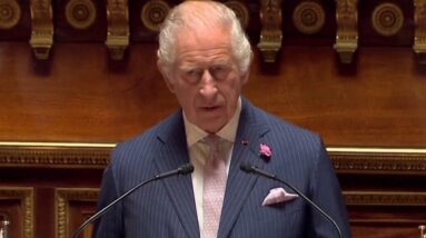 King Charles delivers historic speech at French senate