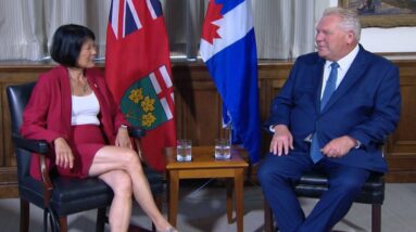 Ontario premier shoots down new tax after meeting with Toronto mayor