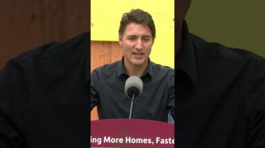Trudeau questioned about his political future #shorts