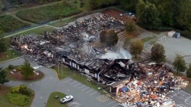 Suspicious school fire displaces more than 200 students in British Columbia