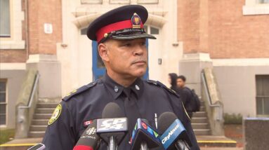 Police provide an update after student stabbed near Toronto high school