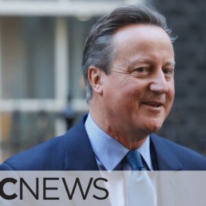 Former U.K. PM David Cameron named foreign secretary in major cabinet shakeup