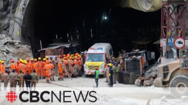Rescuers in India reach 41 workers trapped in mountain tunnel for 17 days