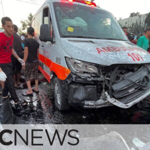 Israel says ambulance it struck in Gaza was carrying Hamas fighters