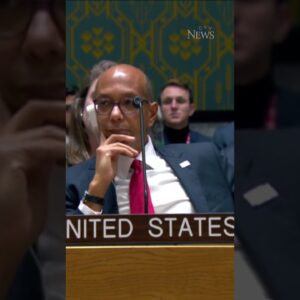 The moment the U.S. blocked a UN Security Council demand for a humanitarian ceasefire in Gaza