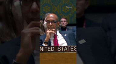 The moment the U.S. blocked a UN Security Council demand for a humanitarian ceasefire in Gaza
