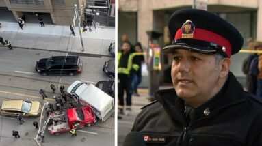Dramatic police pursuit across Toronto | Driver of stolen U-Haul arrested following abduction