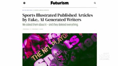 Sports Illustrated accused of using AI to write articles