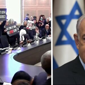 Families of hostages storm Israeli parliament as Netanyahu refuses deal