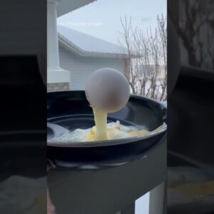 Edmonton man freezes eggs and noodles in extreme cold temperatures