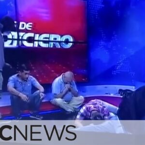 Gunmen storm Ecuadorian television studio while live on air