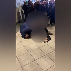 Man arrested after confrontation with patron, security guards at a Toronto Maple Leafs game