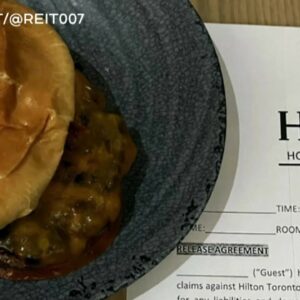 Ontario restaurant serves burger with a waiver on the side