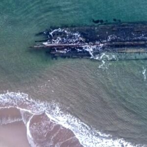 Ghostly shipwreck emerges in Newfoundland and residents want to know its story