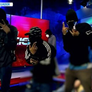 WARNING: Gunmen storm Ecuadorian TV studio during broadcast