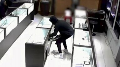 WATCH: Smash-and-grab robbery at Brampton, Ont. mall