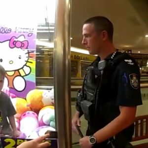3-year-old gets stuck in toy claw machine in Australian mall