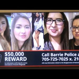 $50K reward offered in case of Autumn Shaganash, missing Barrie, Ontario woman