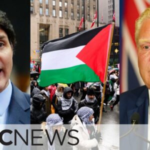 Trudeau, Ford condemn pro-Palestinian rally outside Toronto hospitals