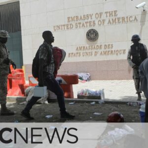 U.S. sends Marines into Haiti embassy, evacuating some staff in overnight airlift
