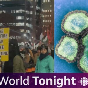 Pro-Palestine rallies shut down Trudeau's event, rise of measles in Canada | Your World Tonight