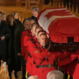Brian Mulroney's casket arrives in Montreal to lie in repose ahead of state funeral