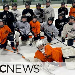 Golden hockey season gives these P.E.I. girls a reason to cheer