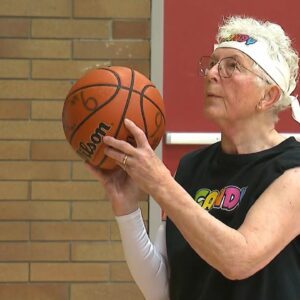 Millions on TikTok tuning in to see this 84-year-old grandma shoot hoops