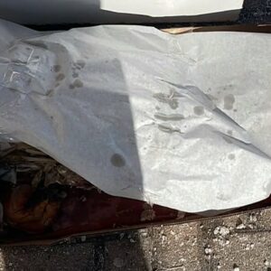 Pig carcass left outside Middle Eastern market in Ont.