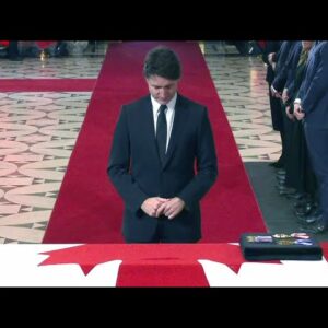 Trudeau pays respects to Brian Mulroney at lying-in-state ceremony
