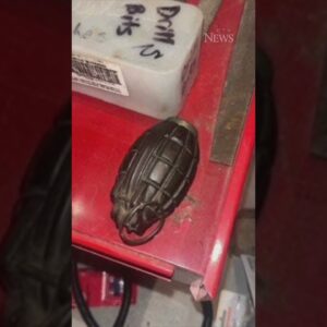 Woman finds live grenade cleaning out deceased father's home