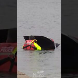 Car rolls into Lake Ontario after driver forgot to park