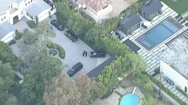 Guard shot outside mansion owned by manager of The Weekend