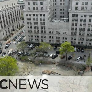 Man sets self on fire outside N.Y. court where Trump trial underway