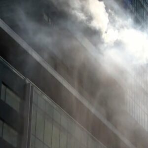 WATCH | Crews fight to extinguish fire in Toronto condo