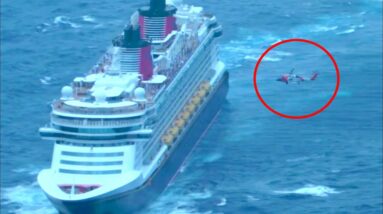 WATCH | Pregnant passenger airlifted from Disney cruise ship
