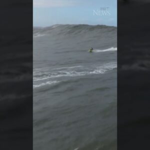 WATCH | Pro surfer rides massive 28.57 metres high wave in Portugal